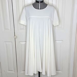 EUG FASHION Kosara Lagenlook A Line Maxi Dress Size XXL White